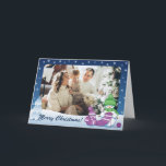 Cartes Pour Fêtes Annuelles Tricot Snowman Crafty Photo<br><div class="desc">Illustration vectorielle de deux adorables bonhomme de neige en caricature vêtu de casquettes et de foulards tricotés. Le grand bonhomme de neige rusé est tricot une écharpe surdimensionnée pour le petit. Le foulard est déjà enveloppé plusieurs fois autour du mignon petit bonhomme de neige.</div>