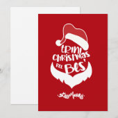 CARTES POUR FÊTES ANNUELLES TRINI CHRISTMAS RE L'L BES' (Devant / Derrière)