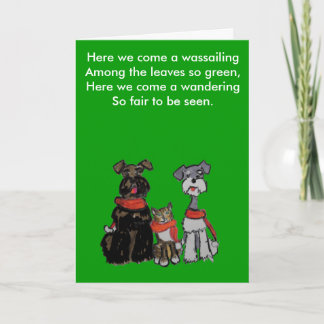 Cartes Pour Fêtes Annuelles trio