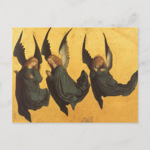 Cartes Pour Fêtes Annuelles Trio des anges de la Renaissance par Maître du Hou
