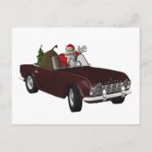 Cartes Pour Fêtes Annuelles Triomphe volant Jolly Père Noël TR4 (Devant)