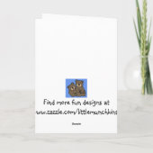 Cartes Pour Fêtes Annuelles Triplets empilés pour Noël (Dos)