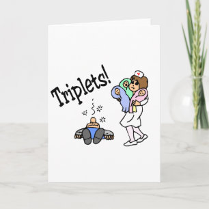Cartes Pour Fêtes Annuelles Triplets (Unisex)