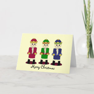 Cartes Pour Fêtes Annuelles Trois Casse-Noisettes