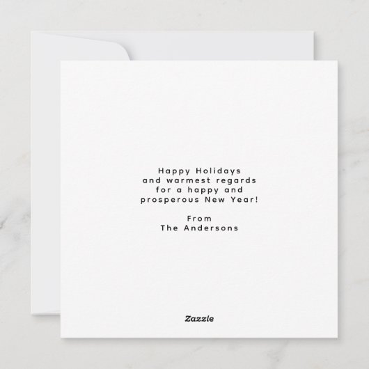 Cartes Pour Fêtes Annuelles Trois jolis manchots chantent Vive le vent (Dos)