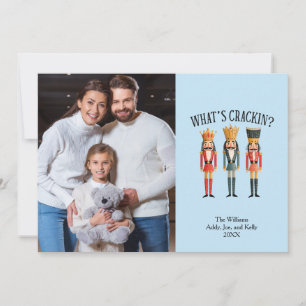 Cartes Pour Fêtes Annuelles Trois noix de cou mignonnes Noël Photo Holiday