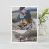 Cartes Pour Fêtes Annuelles Trois photos de Joyeuses fêtes (Debout devant)