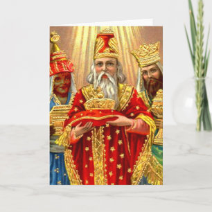 CARTES POUR FÊTES ANNUELLES TROIS ROIS