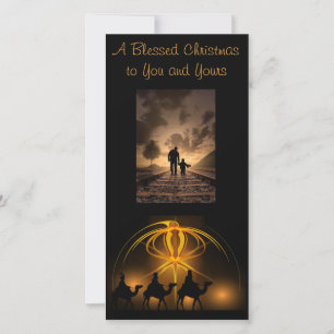 Cartes Pour Fêtes Annuelles Trois rois, votre photo et votre salutation