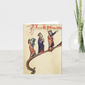 Cartes Pour Fêtes Annuelles Trois sages après l'étoile de Noël