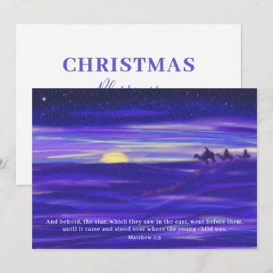 Cartes Pour Fêtes Annuelles Trois sages hommes aquarelle Personnalisé