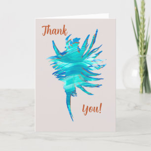 Cartes Pour Fêtes Annuelles Trois silhouettes de vagues de coquilles de conque