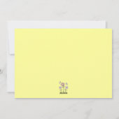 Cartes Pour Fêtes Annuelles Trucs de Printemps · Fleurs Violettes & Papillons (Dos)