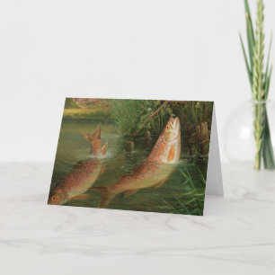 Cartes Pour Fêtes Annuelles Truite chez Winchester