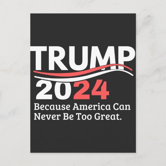 Cartes Pour Fêtes Annuelles trump 2024 (Devant)