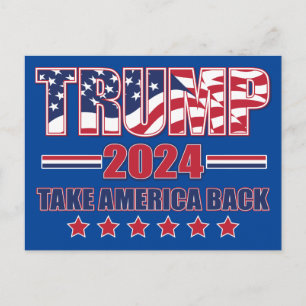 Cartes Pour Fêtes Annuelles Trump fait revenir l'Amérique