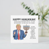 Cartes Pour Fêtes Annuelles Trump Hanukkah (Debout devant)
