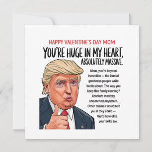 Cartes Pour Fêtes Annuelles Trump Maman Saint-Valentin