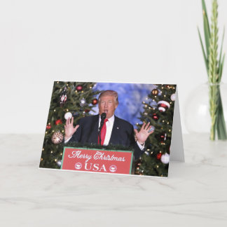 Cartes Pour Fêtes Annuelles Trump Noël