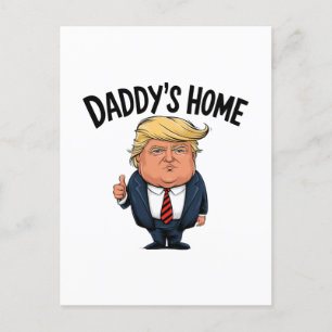 Cartes Pour Fêtes Annuelles Trump ramène l'Amérique à la maison de papa