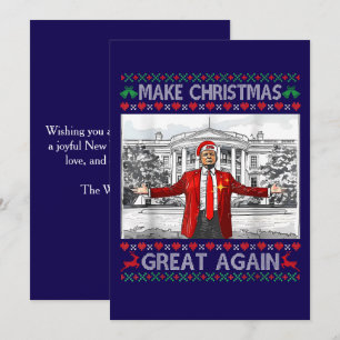 Cartes Pour Fêtes Annuelles Trump redonne sa grandeur à Noël, Trump est drôle