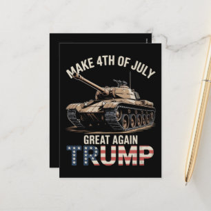 Cartes Pour Fêtes Annuelles Trump rend le 4 juillet à nouveau génial avec l'ar