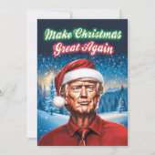 Cartes Pour Fêtes Annuelles Trump - Rendre à Noël sa grandeur (Devant)