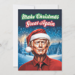 Cartes Pour Fêtes Annuelles Trump - Rendre sa grandeur à Noël