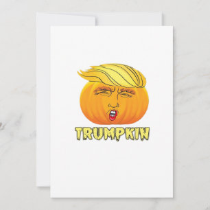 Cartes Pour Fêtes Annuelles Trumpkin – Citrouille Vraiment Effrayante