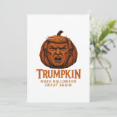 Cartes Pour Fêtes Annuelles Trumpkin... Rendez Halloween Great Encore (Debout devant)
