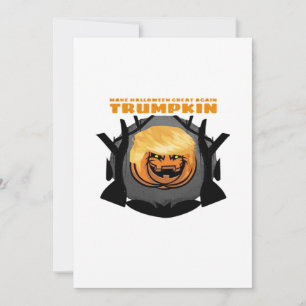 Cartes Pour Fêtes Annuelles Trumpkin, Rendez Halloween Great Encore Classique