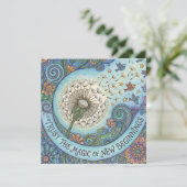 Cartes Pour Fêtes Annuelles Trust The Magic of New Beginnings Card (Debout devant)