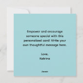 Cartes Pour Fêtes Annuelles Trust The Magic of New Beginnings Card (Dos)