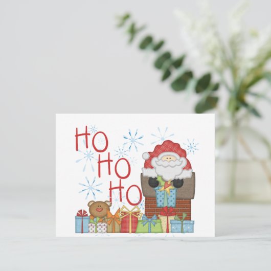 Cartes Pour Fêtes Annuelles Tshirts et cadeaux père Noël Ho Ho Ho (Debout devant)