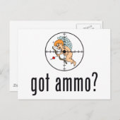 Cartes Pour Fêtes Annuelles tu as des munitions ? (La Saint-Valentin) (Devant / Derrière)