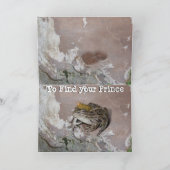 Cartes Pour Fêtes Annuelles Tu dois embrasser quelques grenouilles (Intérieur)