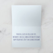 Cartes Pour Fêtes Annuelles Tu es parfait pour moi (Intérieur)