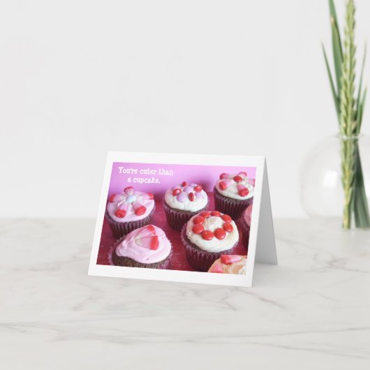 Cartes Pour Fêtes Annuelles Tu es plus mignon qu'un gâteau à la chienne (Devant)