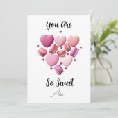 Cartes Pour Fêtes Annuelles Tu Es Tellement Sweet Card (Debout devant)