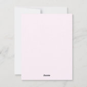 Cartes Pour Fêtes Annuelles Tu es une mignonne pi (Dos)