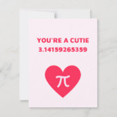 Cartes Pour Fêtes Annuelles Tu es une mignonne pi (Devant)