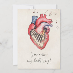 Cartes Pour Fêtes Annuelles Tu fais chanter mon coeur avec joie pour la Saint-