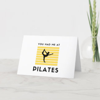 Cartes Pour Fêtes Annuelles Tu m'as eu à pilates