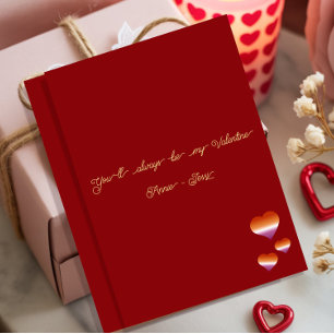 Cartes Pour Fêtes Annuelles Tu seras toujours mon Valentin Drapeau Lesbienne P