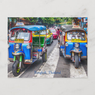 Cartes Pour Fêtes Annuelles Tuk tuk à Bangkok, Thaïlande