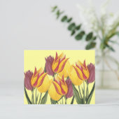 Cartes Pour Fêtes Annuelles Tulipes de Pâques (Debout devant)