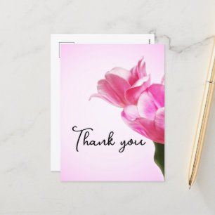 Cartes Pour Fêtes Annuelles Tulipes roses