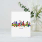 Cartes Pour Fêtes Annuelles Tulsa Oklahoma Skyline (Debout devant)