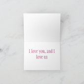 Cartes Pour Fêtes Annuelles Tunnel des cœurs (Intérieur)