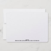 Cartes Pour Fêtes Annuelles Turc à glaces de Thanksgiving moderne (Dos)